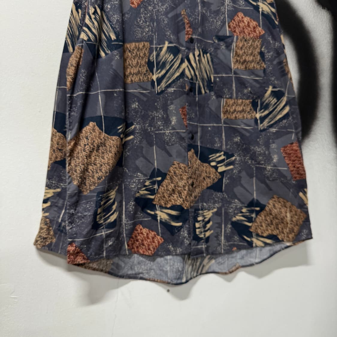 VTG 빈티지 빅사이즈 에스닉 스타일 멀티 패턴 셔츠 상품이미지4