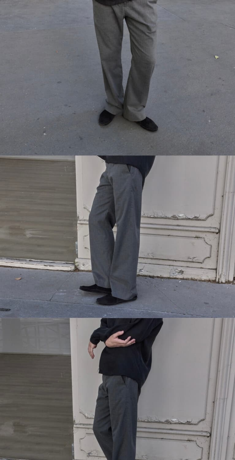 머듈 슬랙스 블랙 3사이즈 상품이미지2