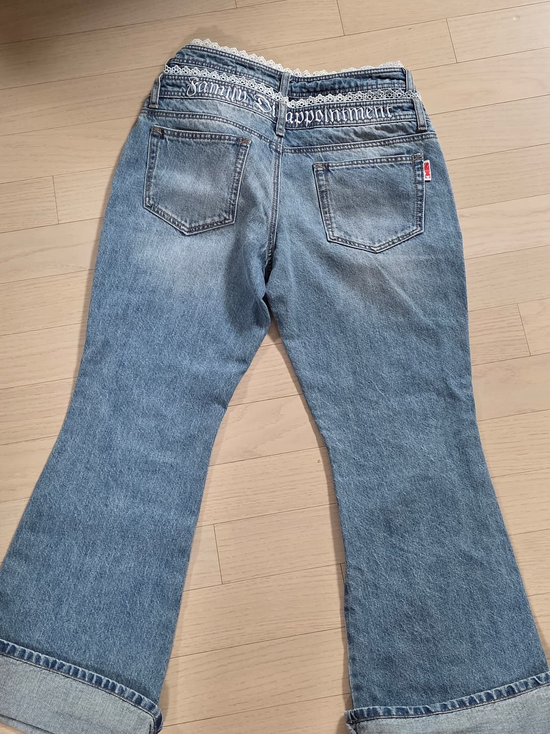 Sculptor Double Waist Boots Cut Denim 상품이미지5