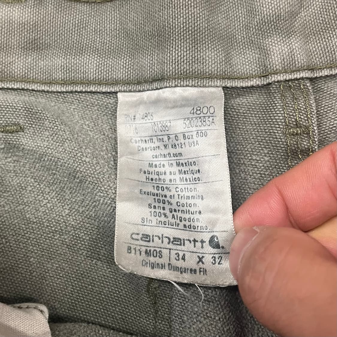 Carhartt B11 데미지 카펜터 (34“) 상품이미지6