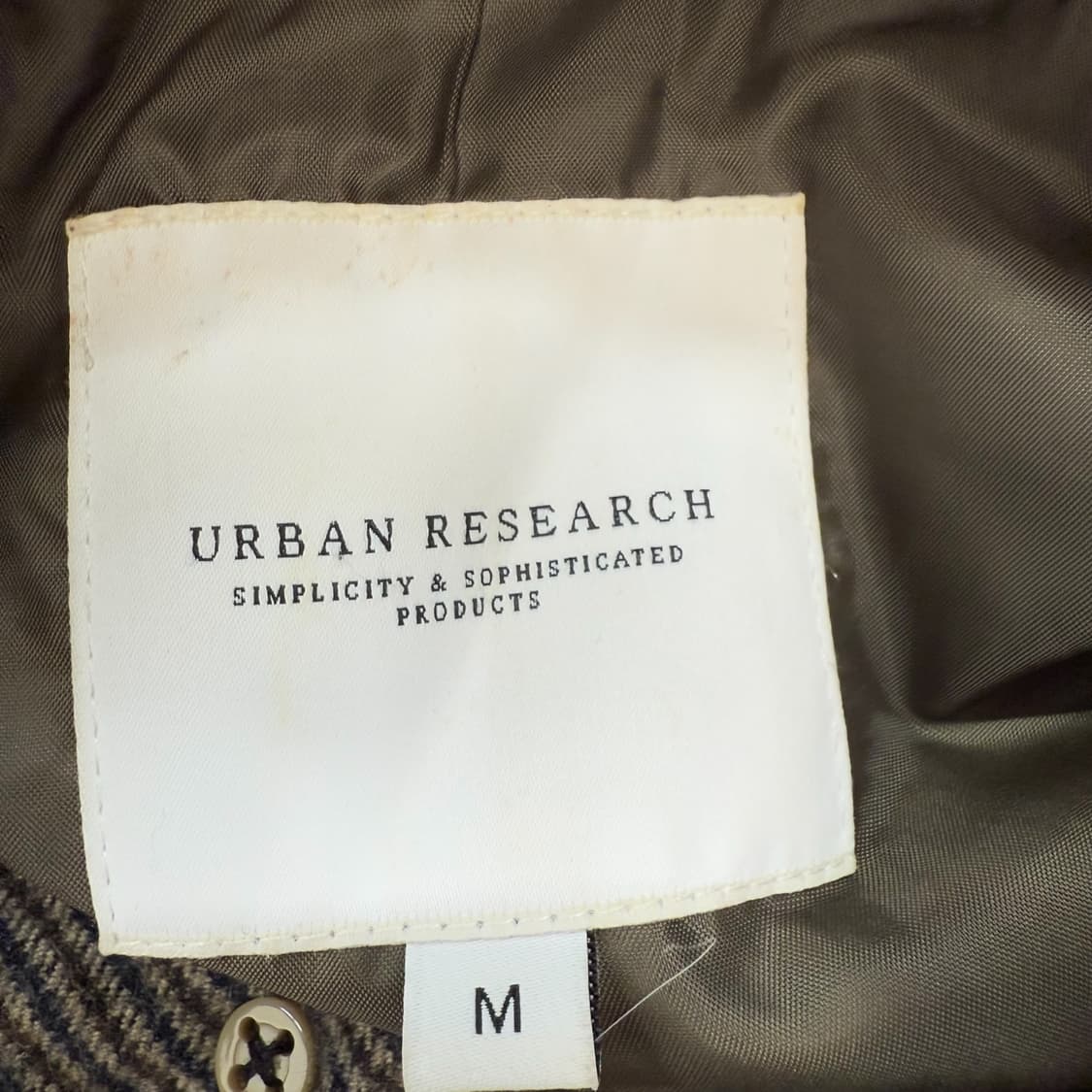 어반리서치 체크 맥코트 r1799 상품이미지6