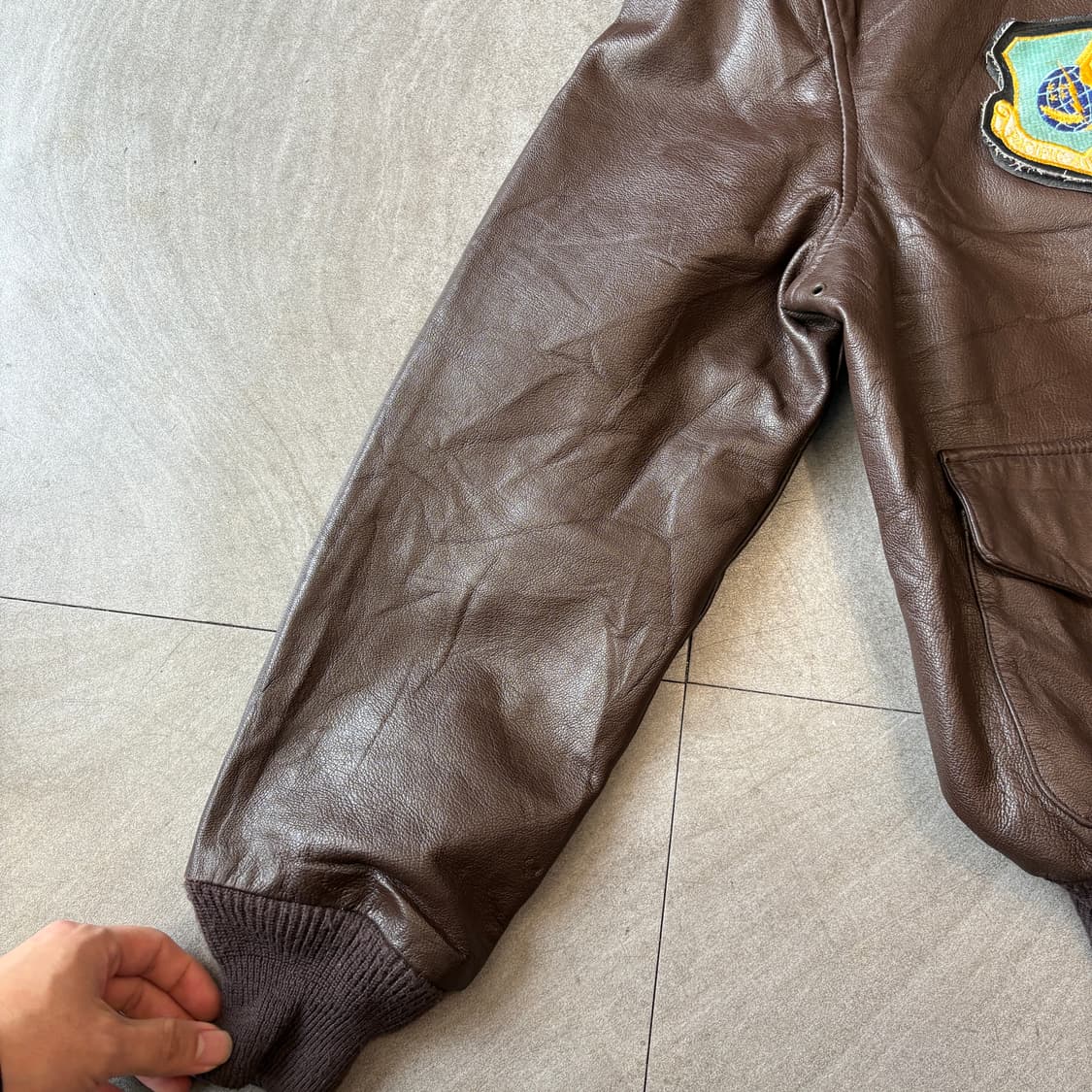 90s Saddlery A-2 jacket 상품이미지7