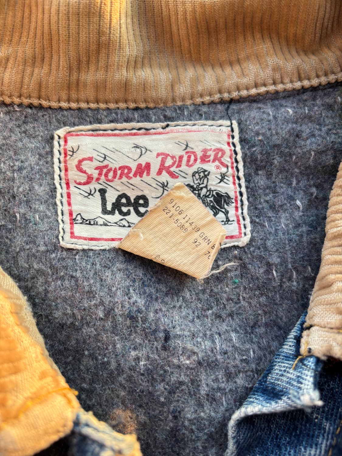 80s lee 스톰라이더 데님 자켓 상품이미지4