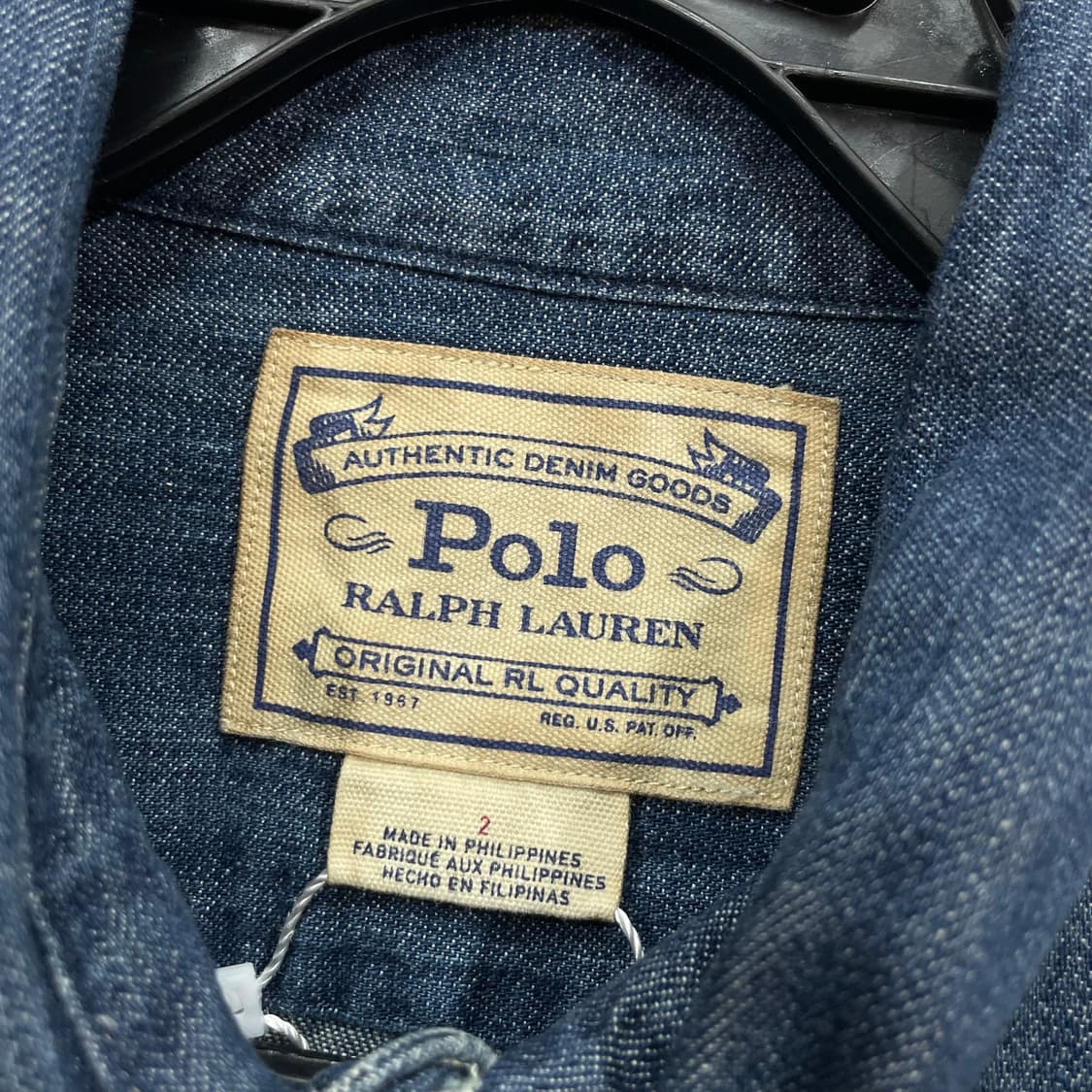 Polo Denim Ribbon Shirt 상품이미지8