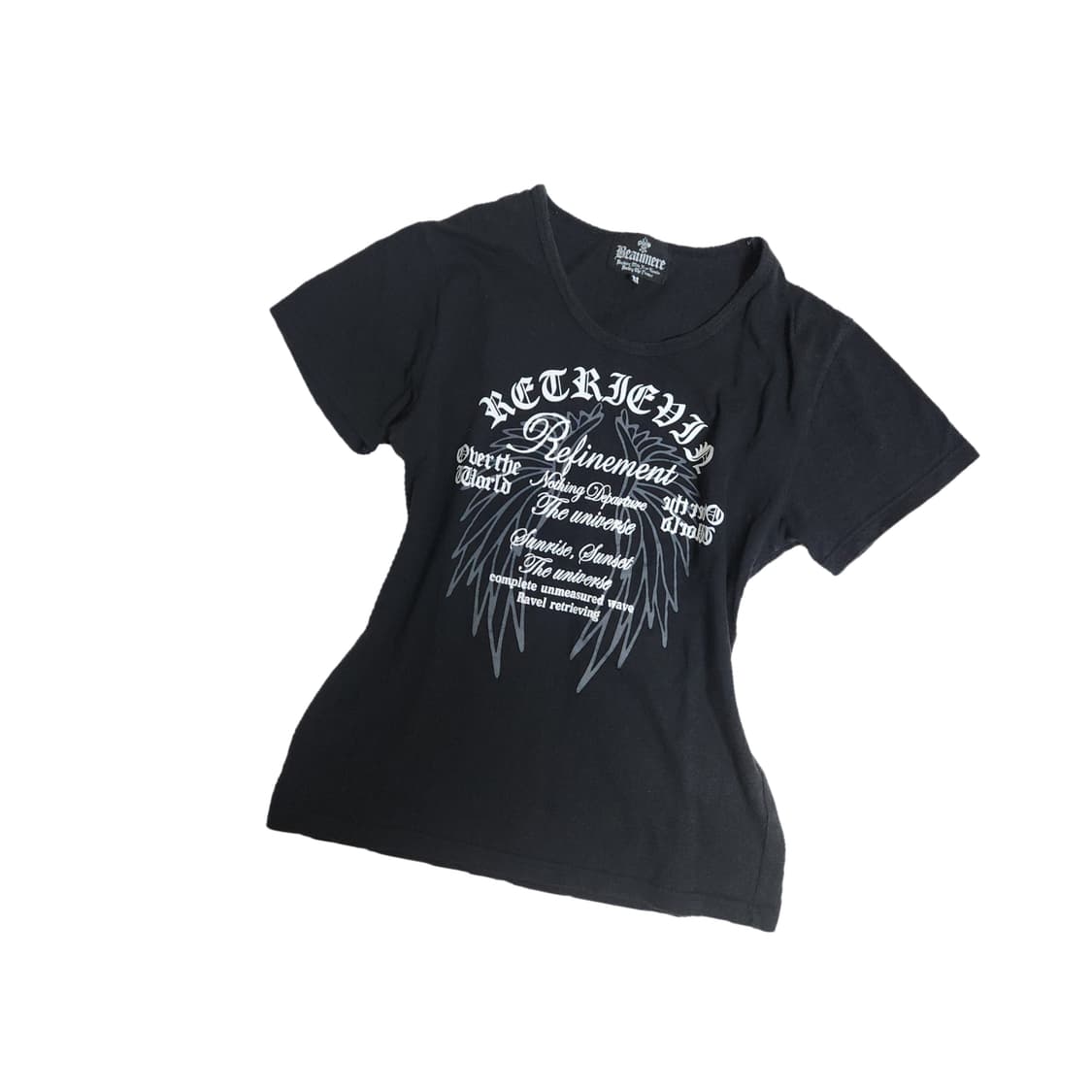 펑크 날개 레터링 반팔 (punk•emo) 상품이미지1