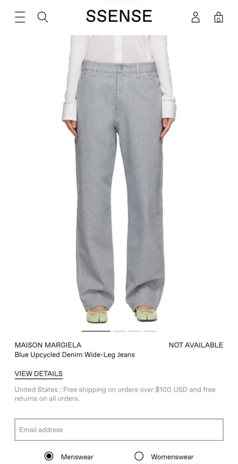 마르지엘라 데님 카펜터 팬츠 38사이즈  상품이미지10