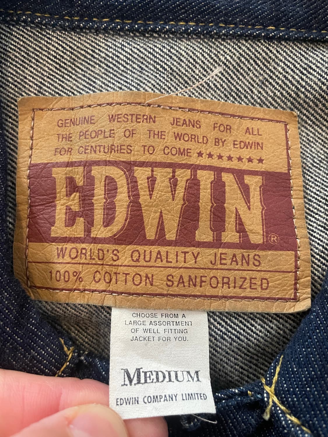 EDWIN 데님자켓 M 상품이미지5