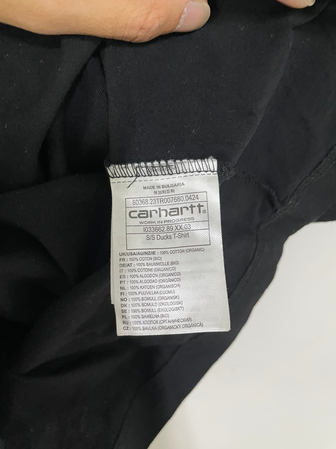 칼하트 WIP 반팔 티셔츠 상품이미지6