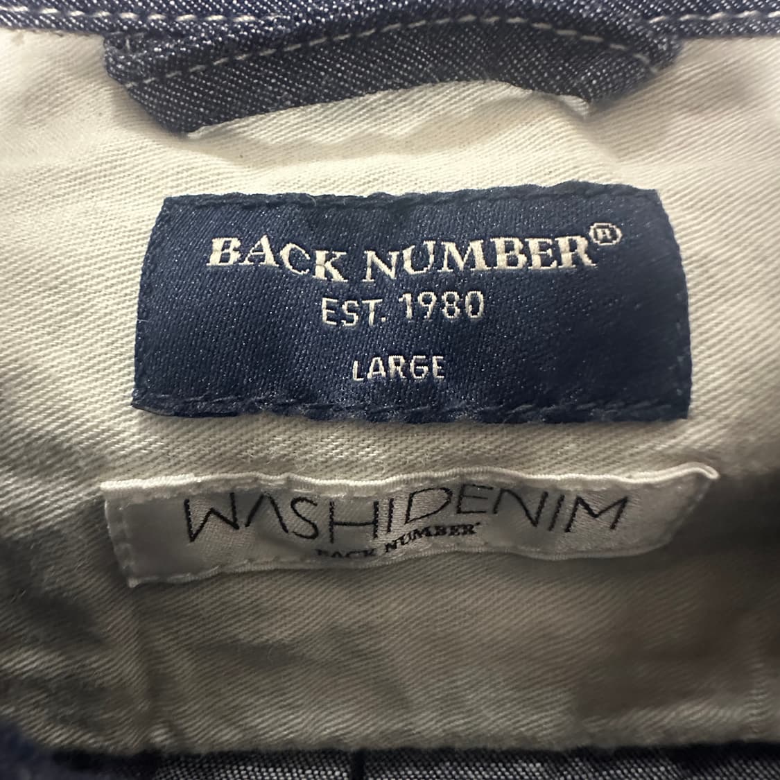 BACK NUMBER work denim shirt 상품이미지5