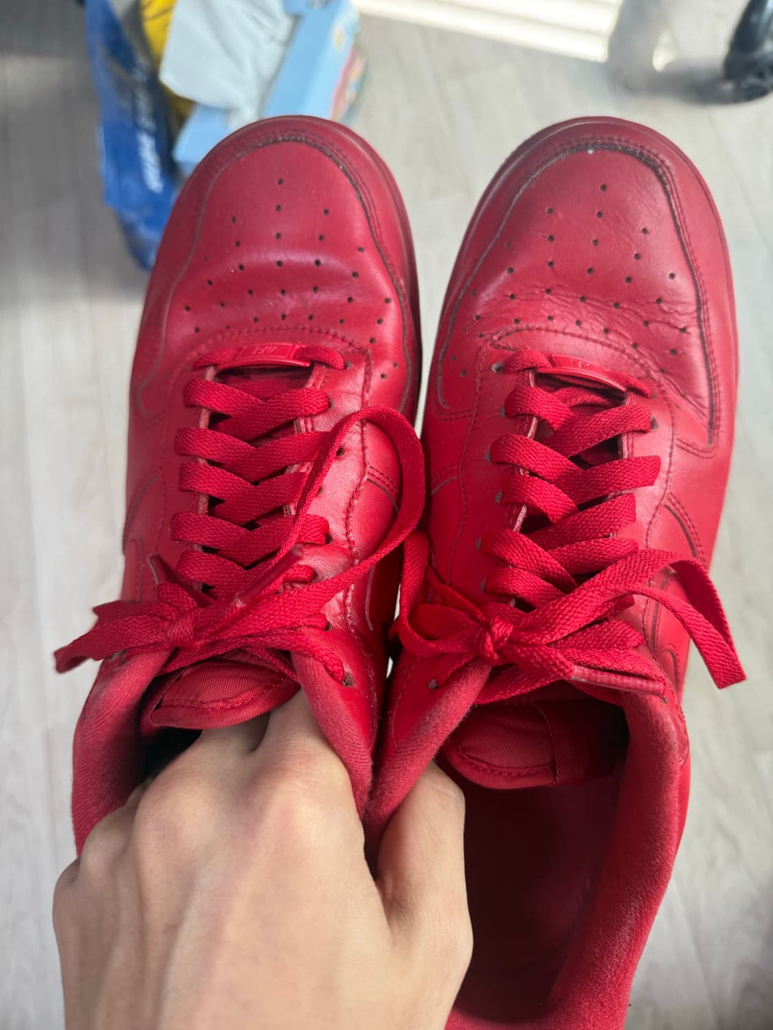 에어포스 레드 상품이미지1