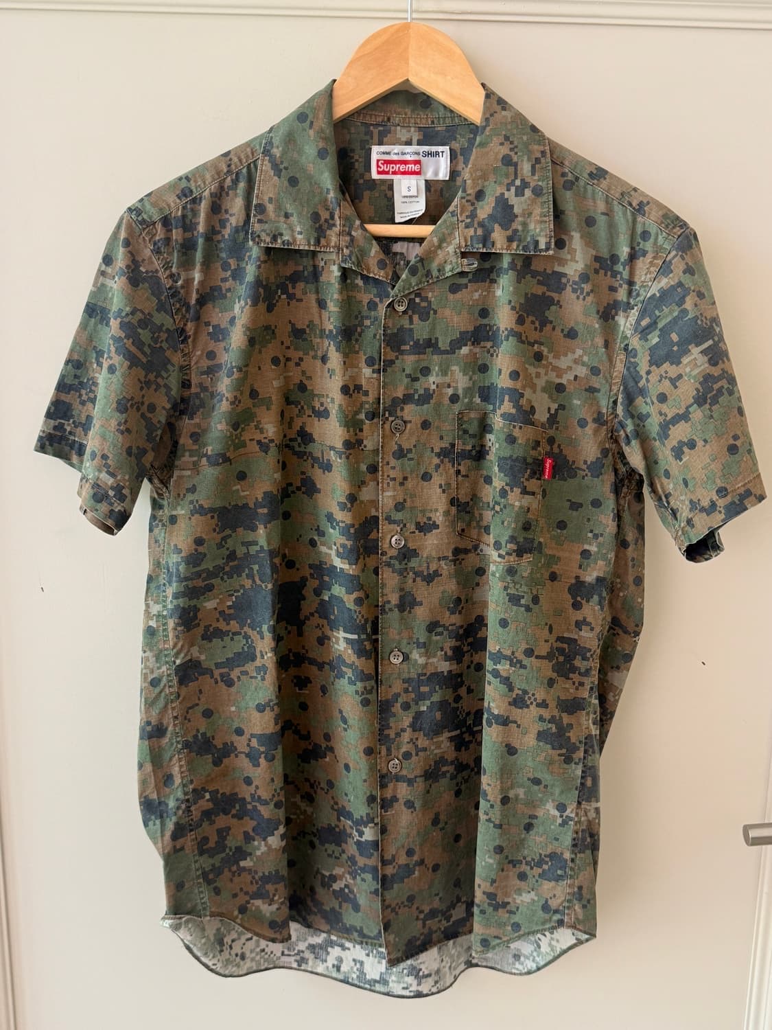 슈프림(Supreme)X꼼데(Comme des Garcons) 카모셔츠 상품이미지1