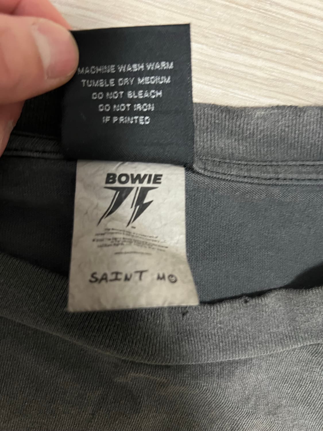세인트미카엘 x데이비드보위 오마주 롱슬리브 XXL 상품이미지6