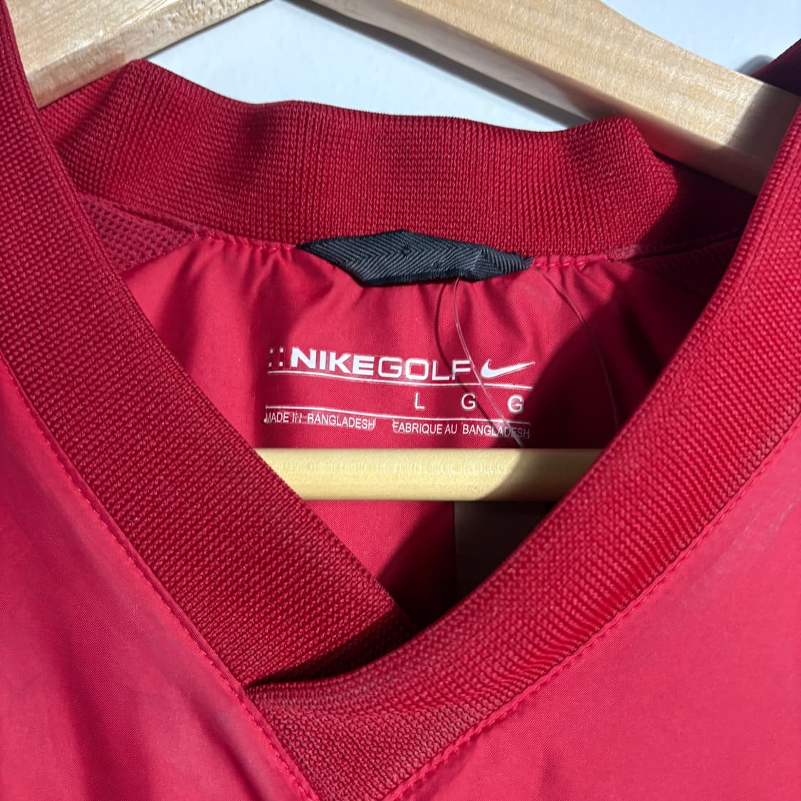 나이키 레드 브이넥 윈드브레이커  (무료배송) 상품이미지4
