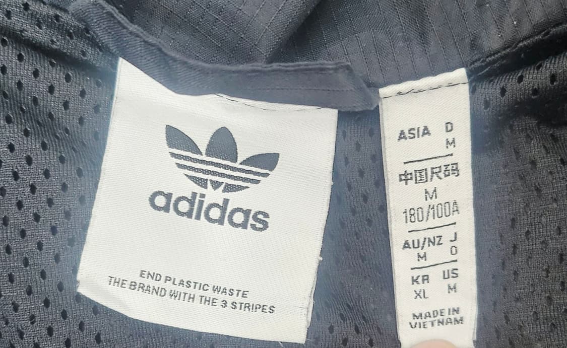 (105)XL ☆초대장급☆ 아디다스 파이어버드 락업 [검흰] 바람막이 상품이미지2