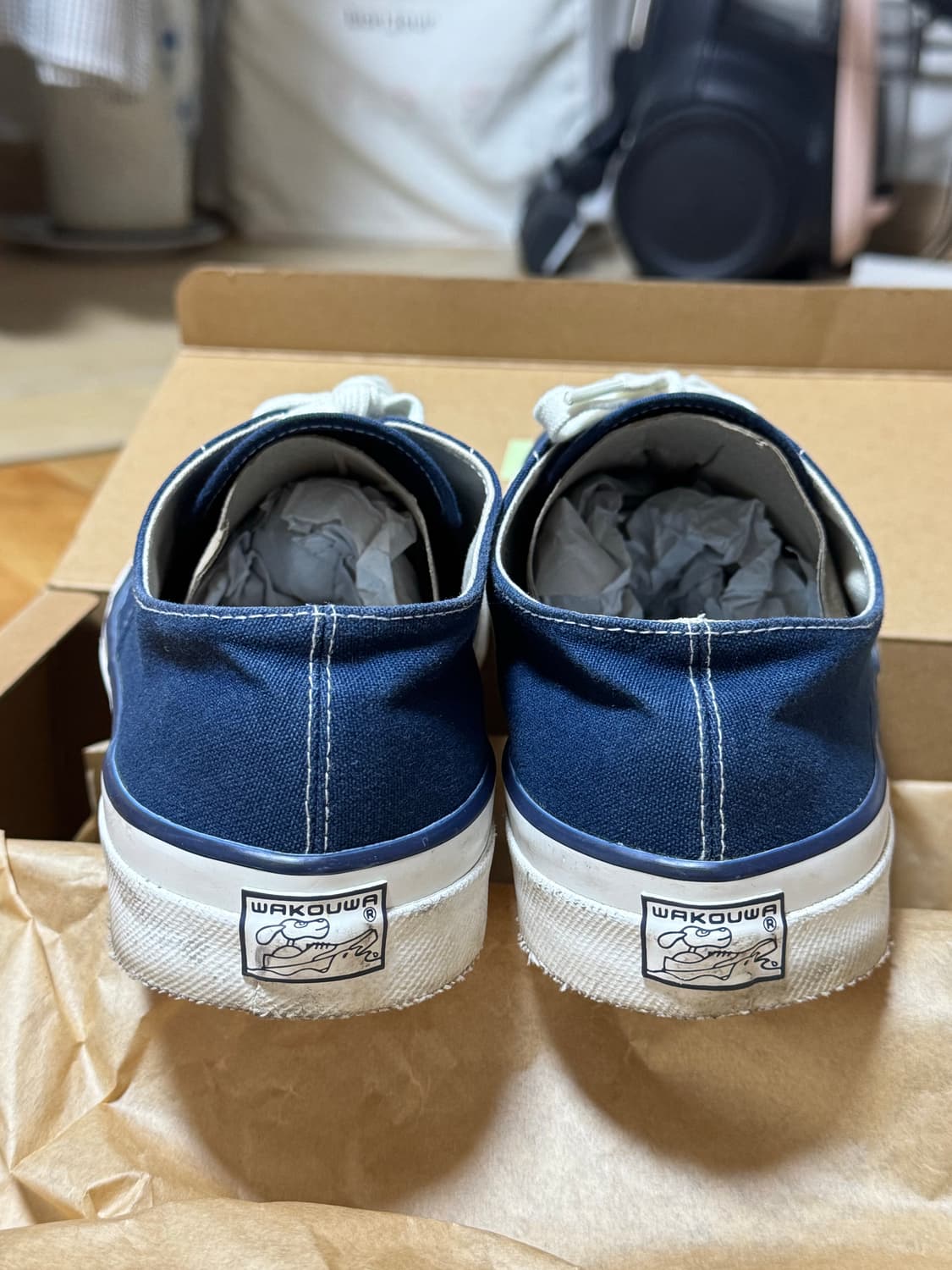 와쿠와 덱슈즈 네이비 270 상품이미지4