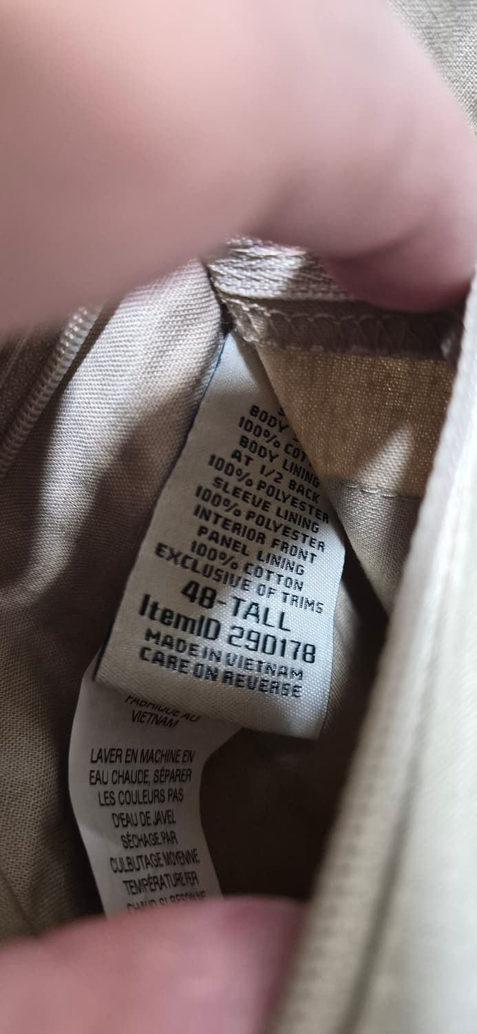 L.L.Bean(엘엘빈) 빈티지 코튼 스포츠 자켓 (48-TALL ) 상품이미지9