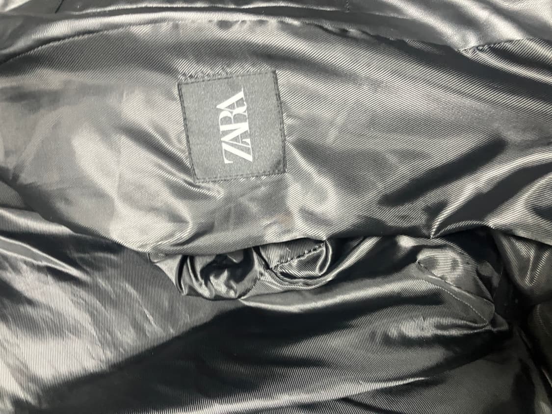 ZARA 자라 크롭핏 레더 패딩 상품이미지7