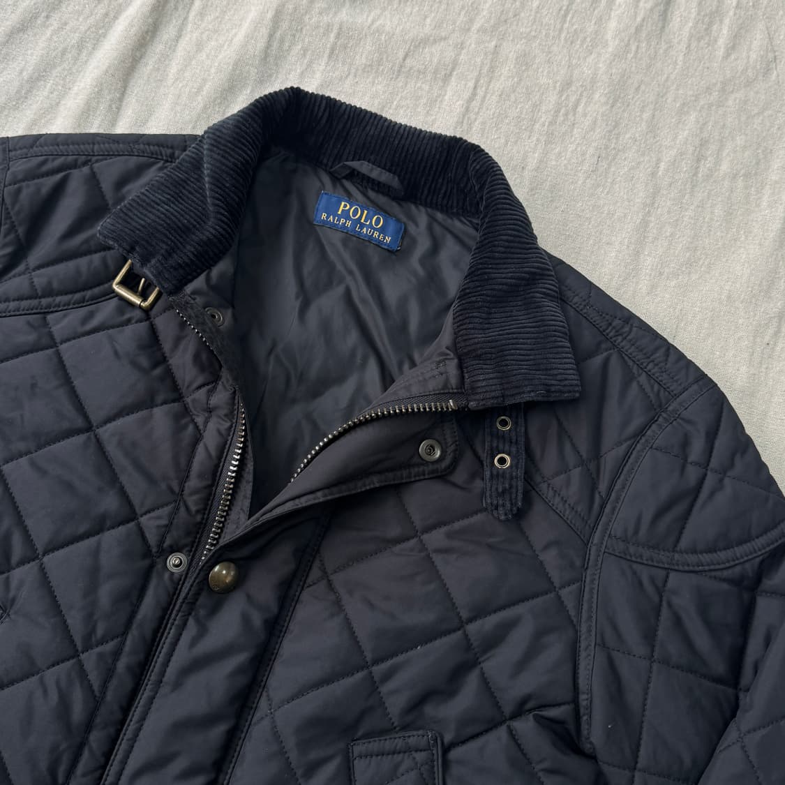 폴로랄프로렌 블랙 퀼팅자켓 S 상품이미지2