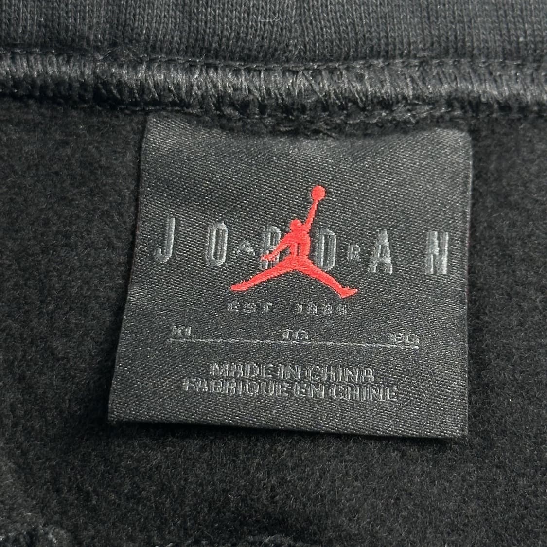 조던 나이키 점프맨 NBA 월드챔피언 블랙 조거팬츠 (XL) 상품이미지7