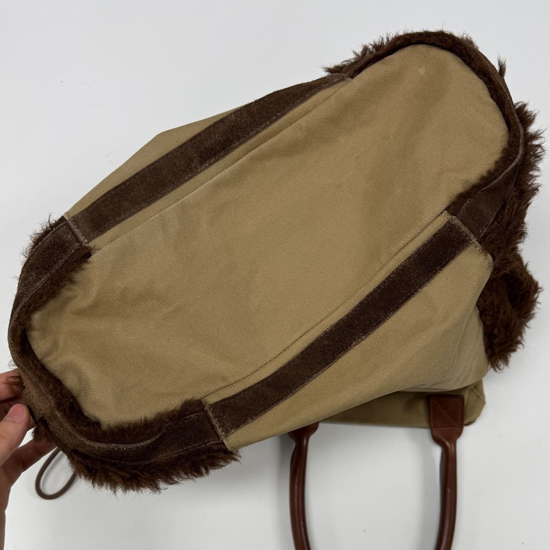 Zucca canvas fur trimmed bag 상품이미지7