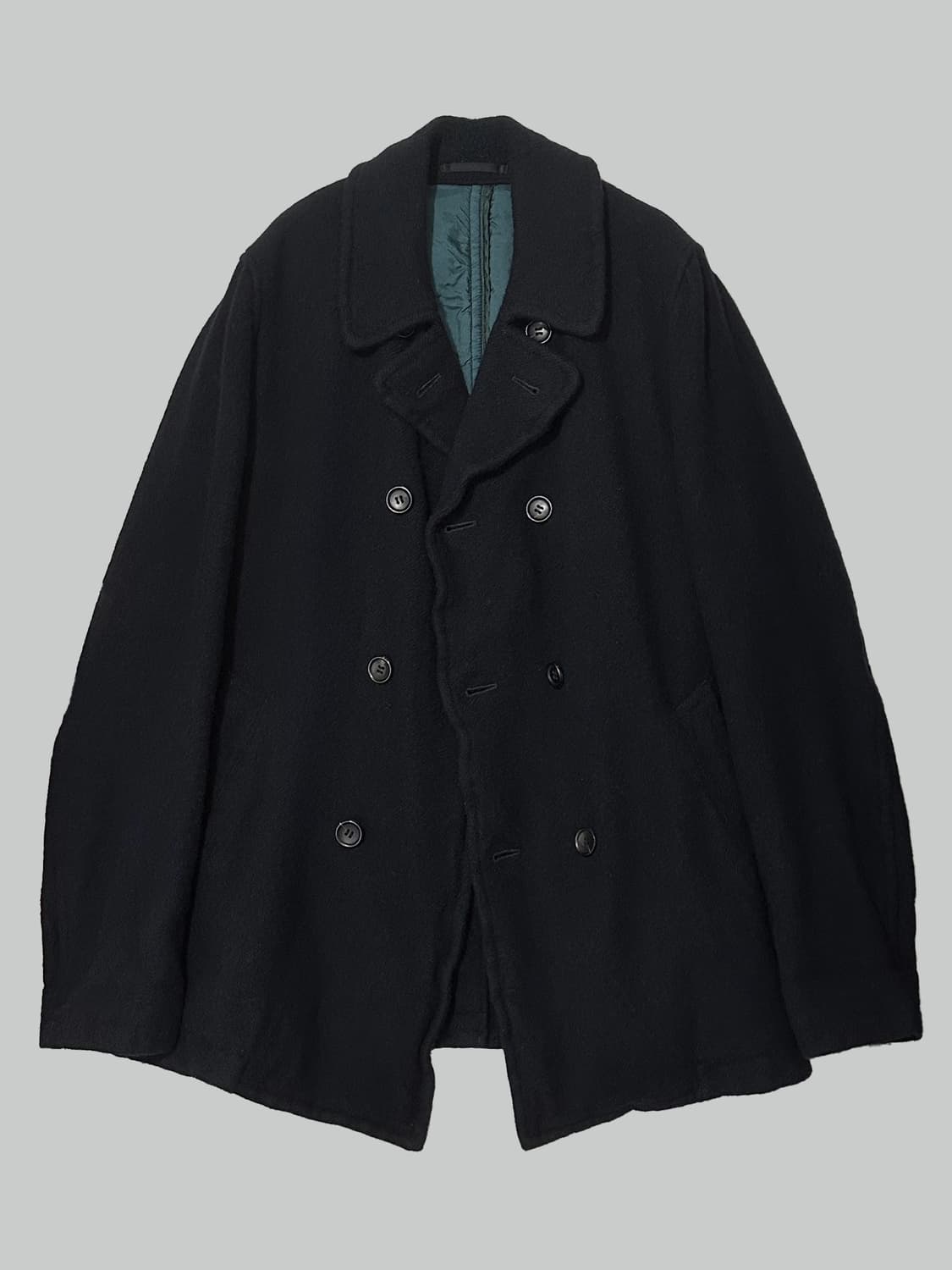 꼼데가르송 옴므 축융 울 피코트 네이비 상품이미지1