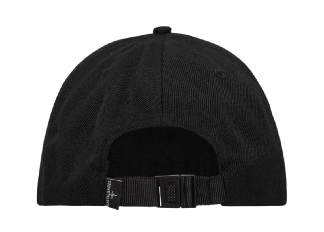 [OS] 스톤 아일랜드 99675 6-패널 캡 블랙 상품이미지4