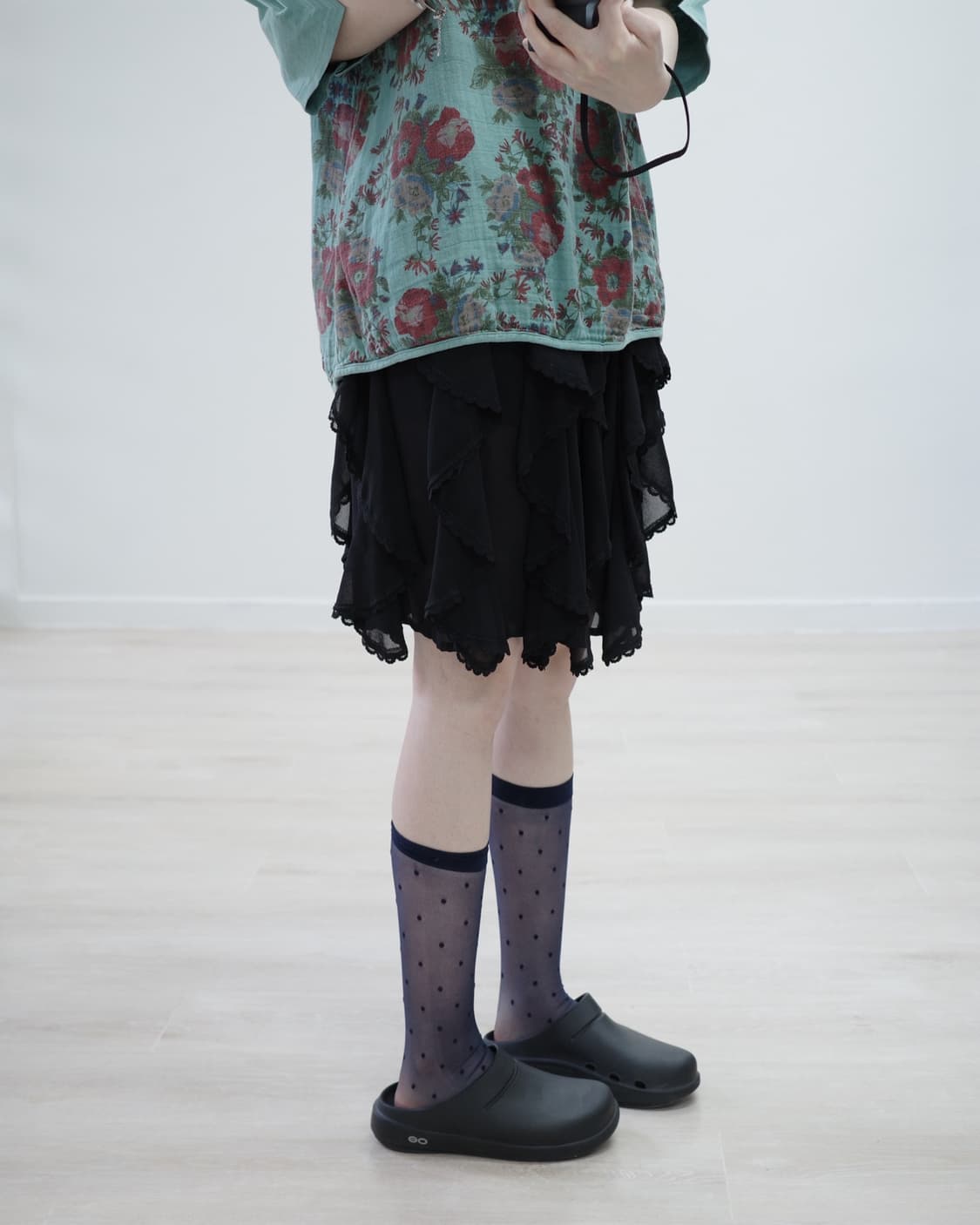 feather black skirt 상품이미지7