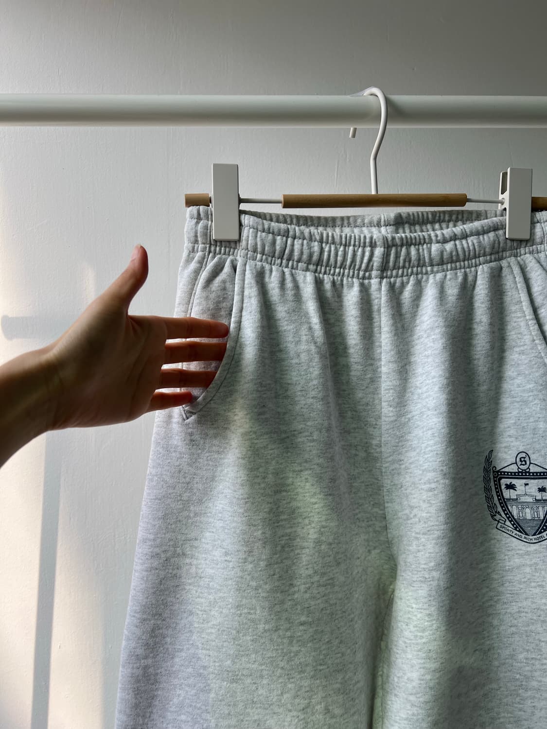 스포티앤리치 기모 조거 팬츠 상품이미지2