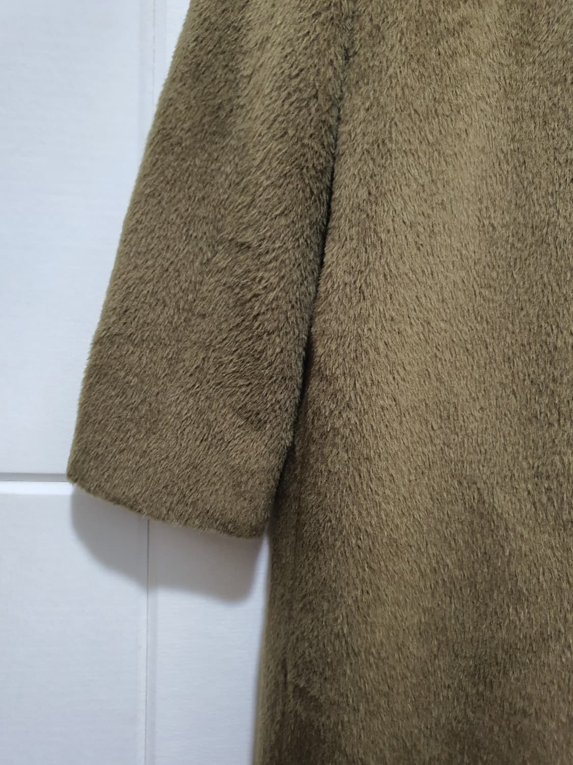 더한섬 마인 MINE 라마 혼방 이태리 롱코트 사이즈 160 상품이미지8