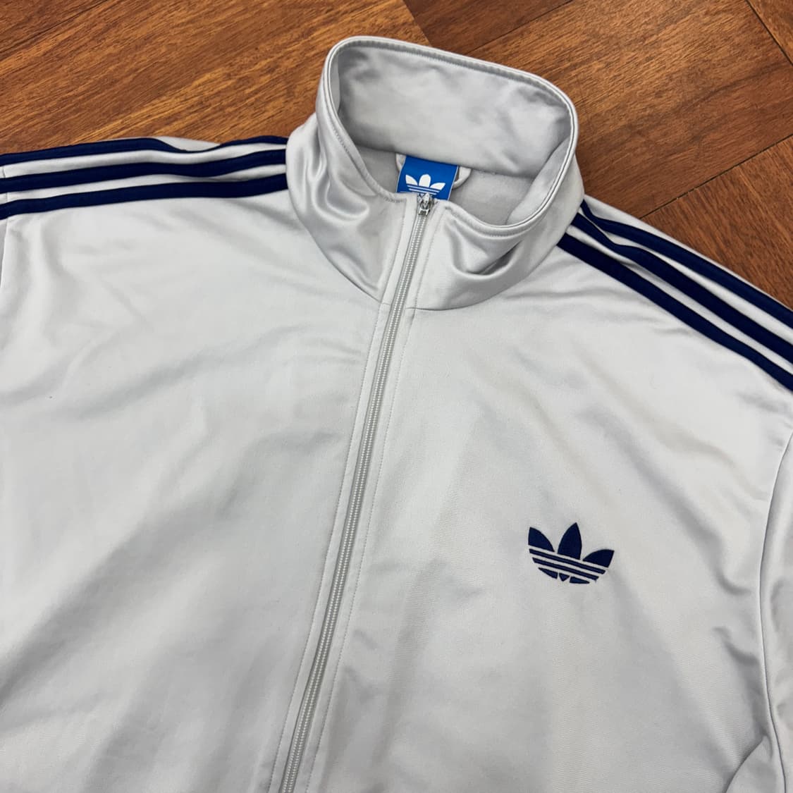 115 아디다스 해외판 네이비/밝은그레이 파이어버드  트랙탑 져지 상품이미지3