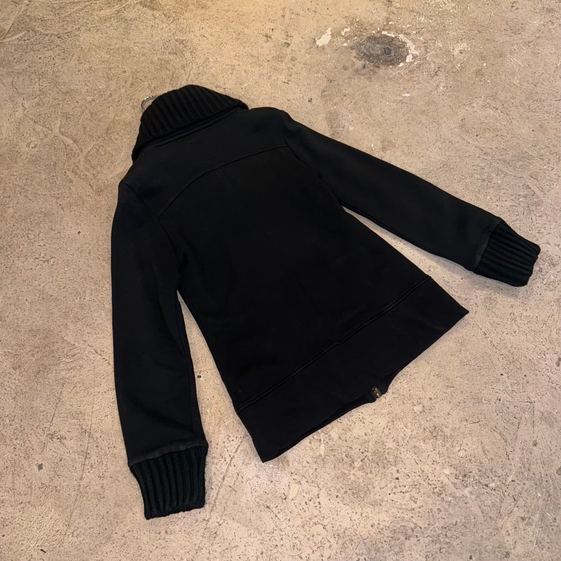 하이넥 니트 카라 집업 상품이미지6