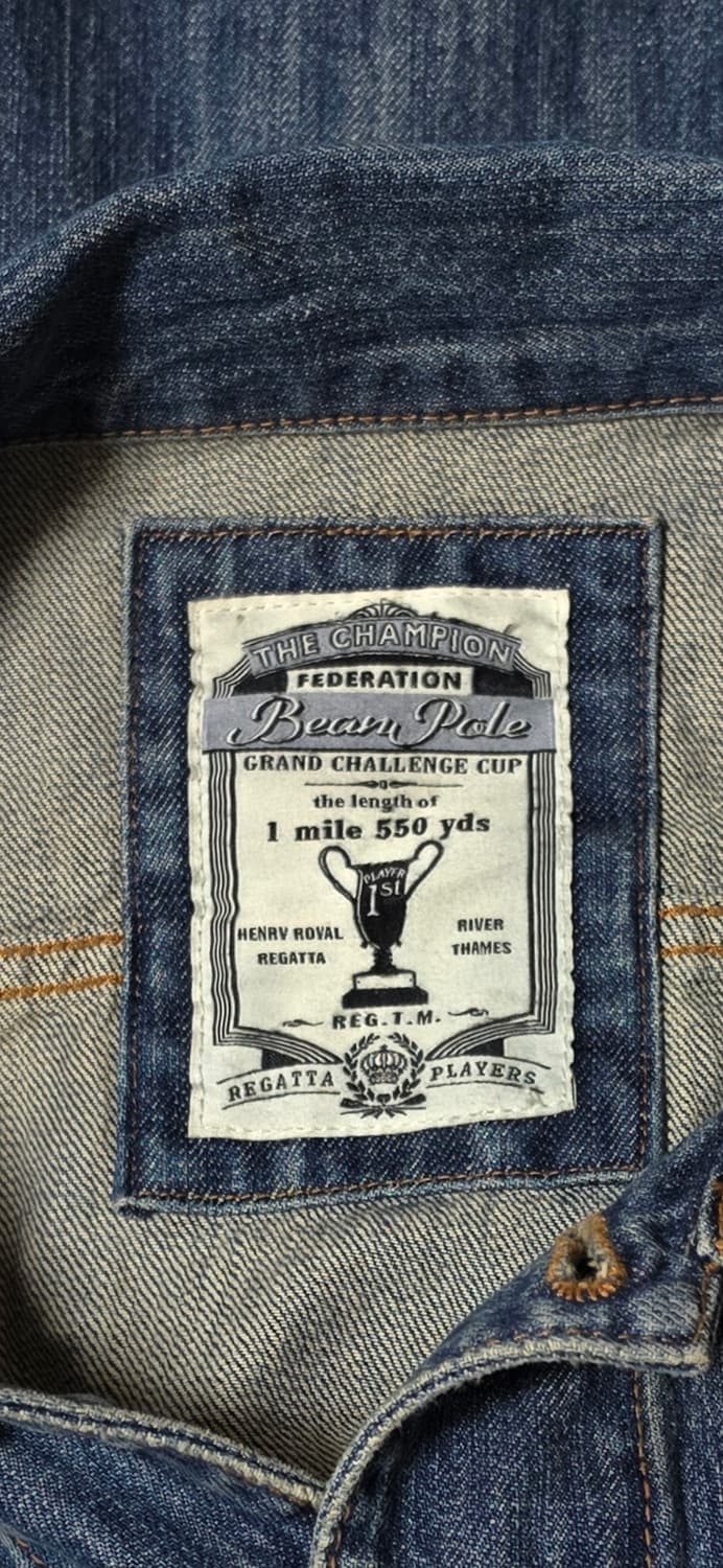 BAN POLE 빈티지 데님 자켓 100 상품이미지3