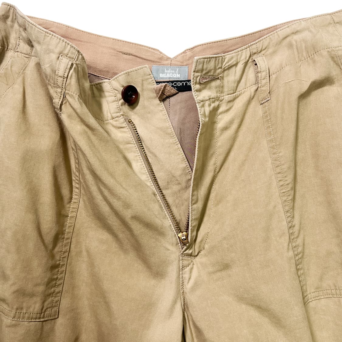 컬러 비콘 베이지 퍼티그 팬츠 (4) 상품이미지4