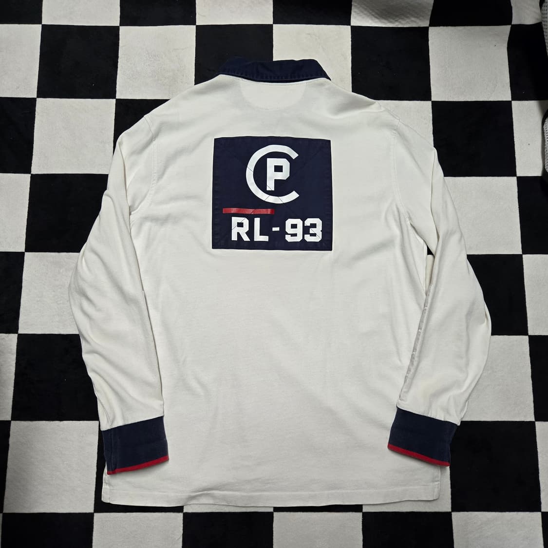 L 폴로랄프로렌 럭비티셔츠 RL-93 화이트 상품이미지6