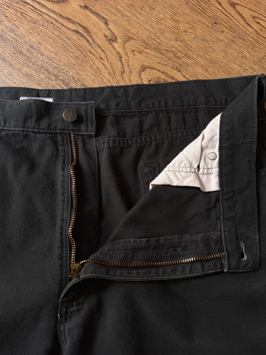 [40]칼하트 USA 빈티지 워싱 블랙 싱글니 카펜터 워크 팬츠 상품이미지5