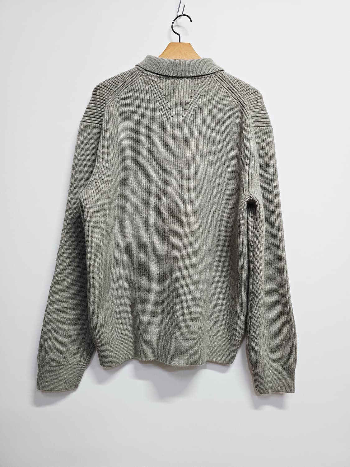 SUARE 니트 카라 집업 가디건 상품이미지5