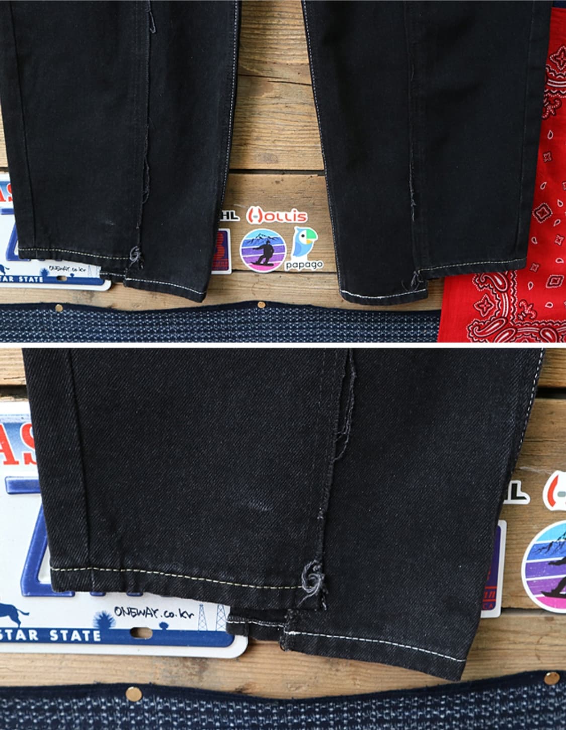 일본판 OLD PARK 올드 파크 리바이스 와이드 핏 커스텀 데님

 상품이미지4