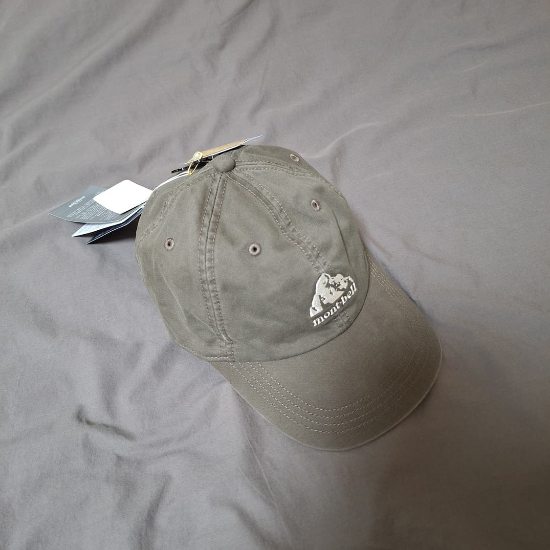 (신품) 몽벨 워시드 아웃 코튼 캡 브라운 M(56 ~60) 상품이미지2