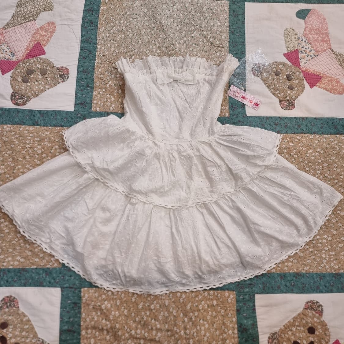 아이렛 레이스 오프숄더 원피스 상품이미지7