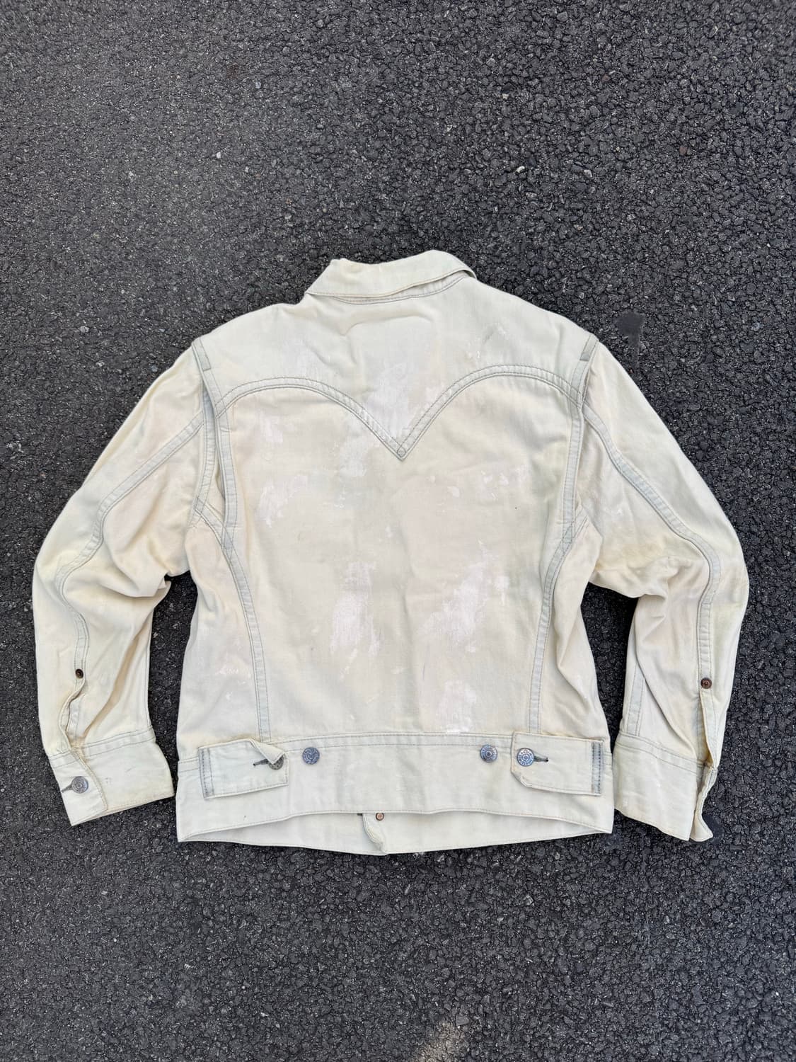 00’s Levi’s 빈티지 70901 크림 데님자켓 상품이미지9