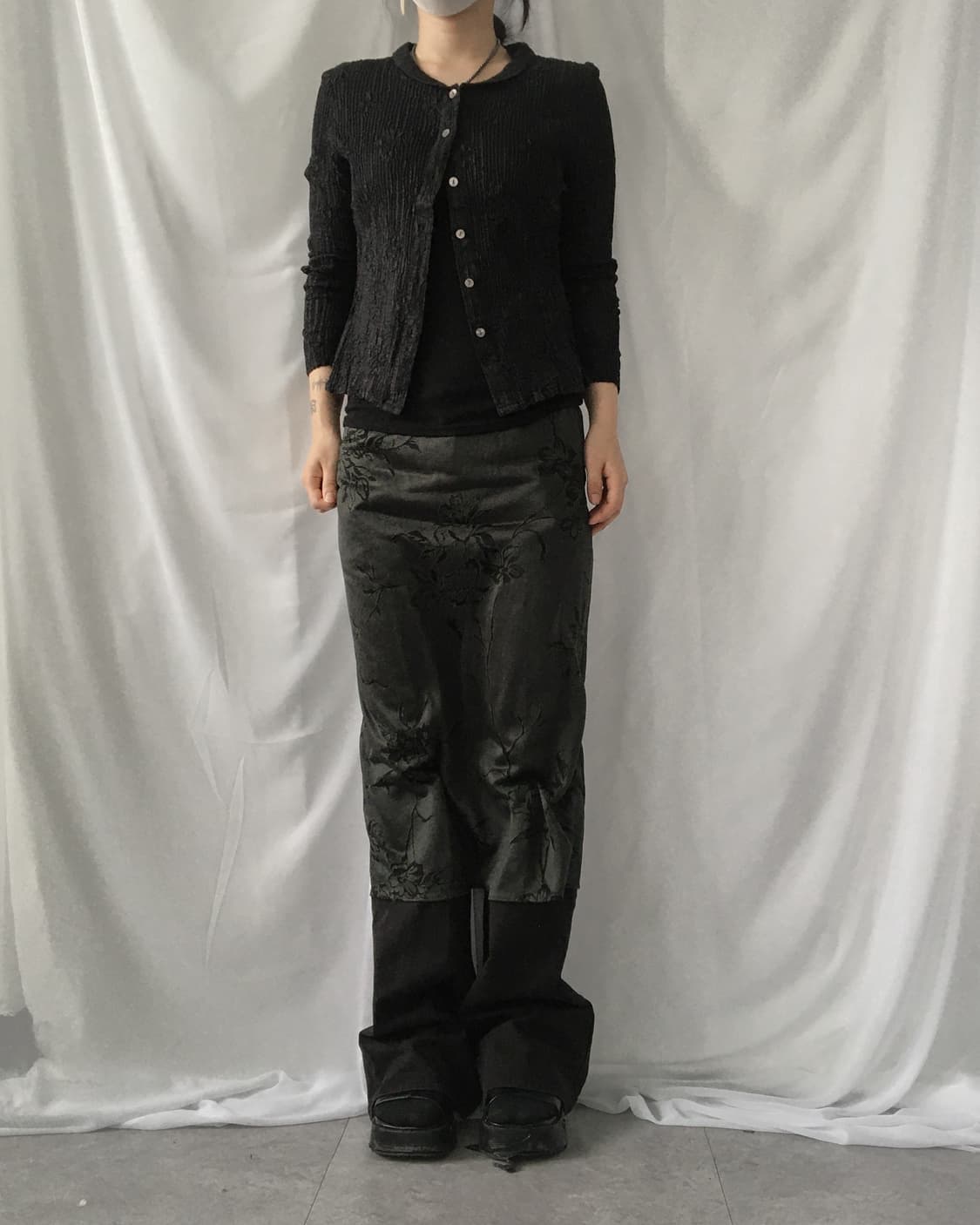 Pleats cardigan 상품이미지1