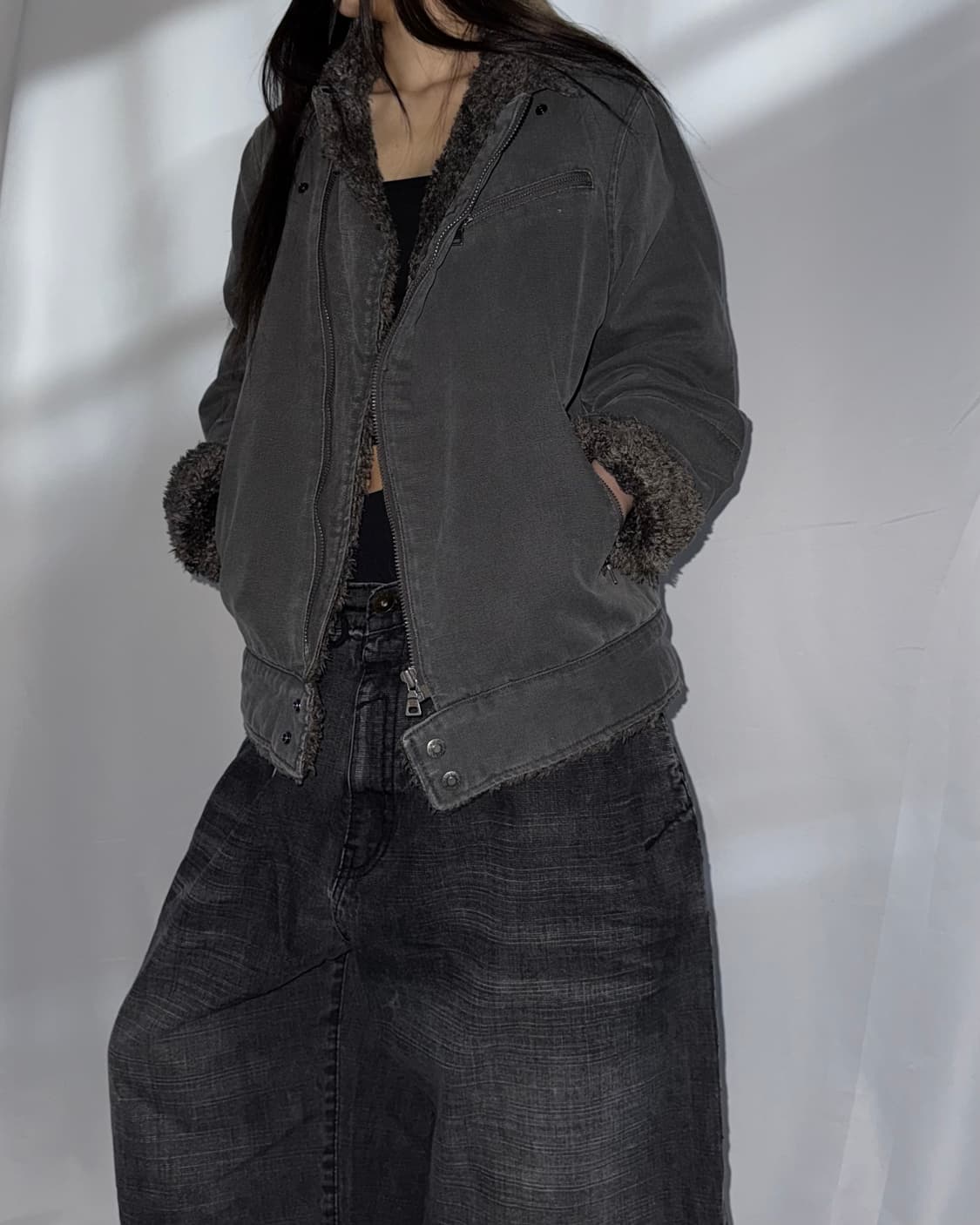 리바이스 흑청 쉐르파 자켓 상품이미지4