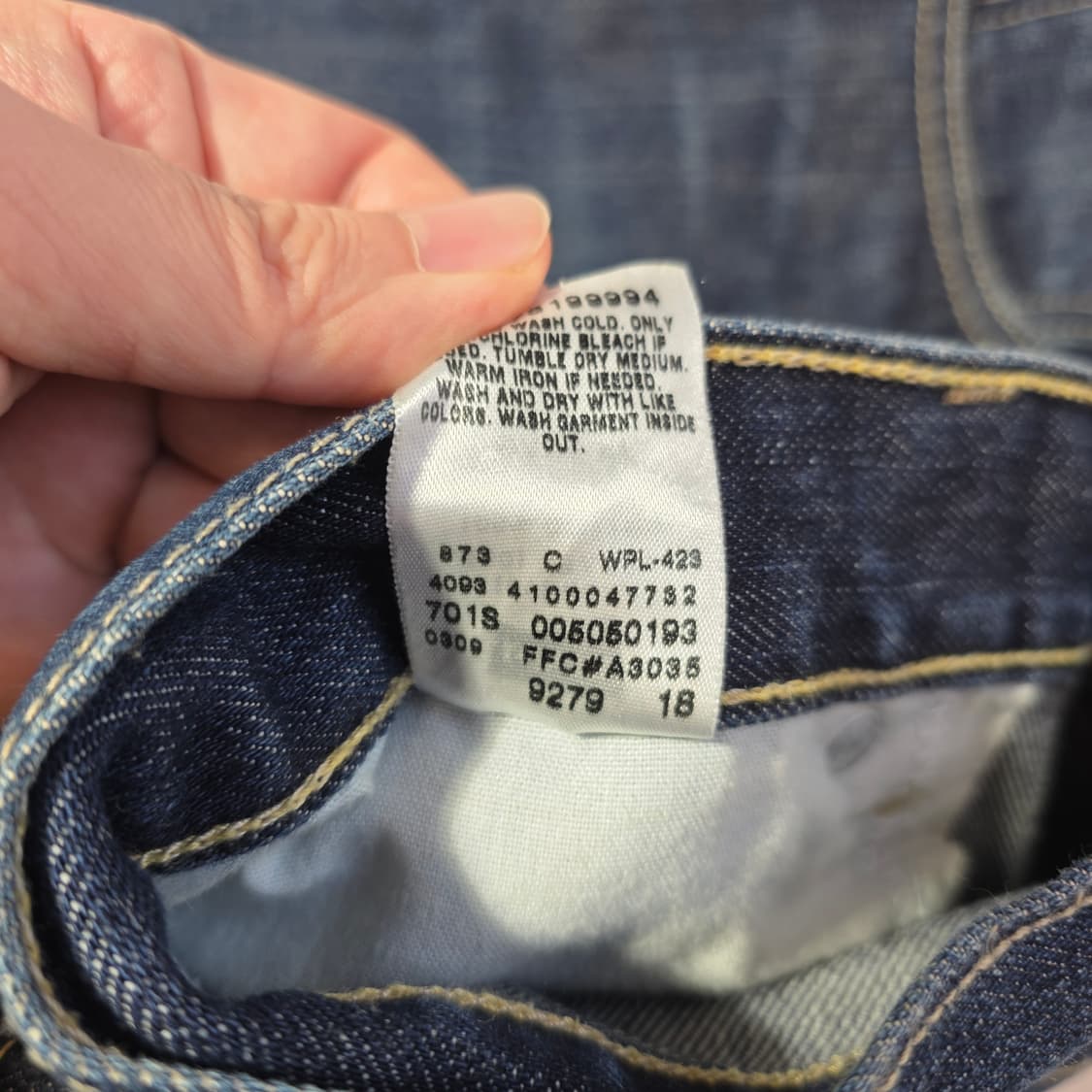 [W30L30]00s 리바이스 LEVIS 505 레귤러핏 데님팬츠 상품이미지5