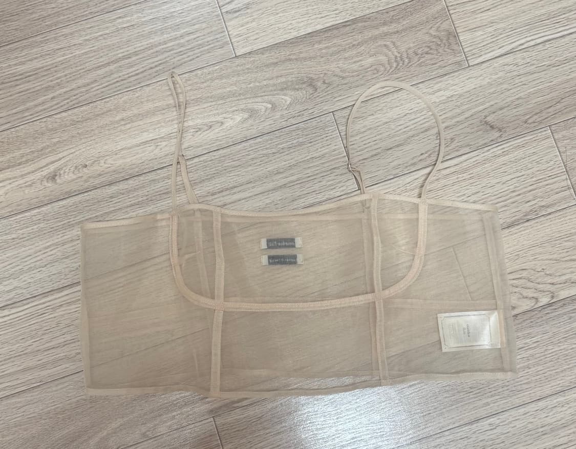 오버듀플레어 오간자 뷔스티에 상품이미지1