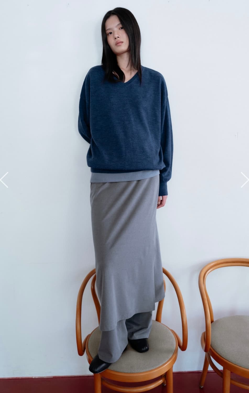 모노하 저지 레이어드 팬츠 상품이미지1
