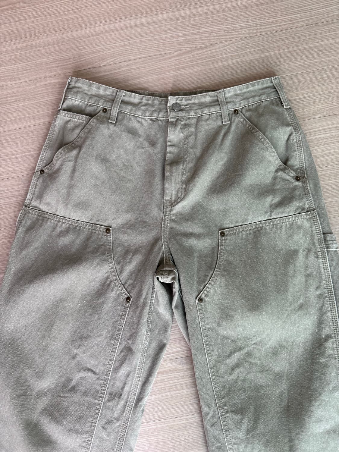 [L] 디스이즈네버댓 워시드 카펜터 팬츠 스톤 상품이미지3