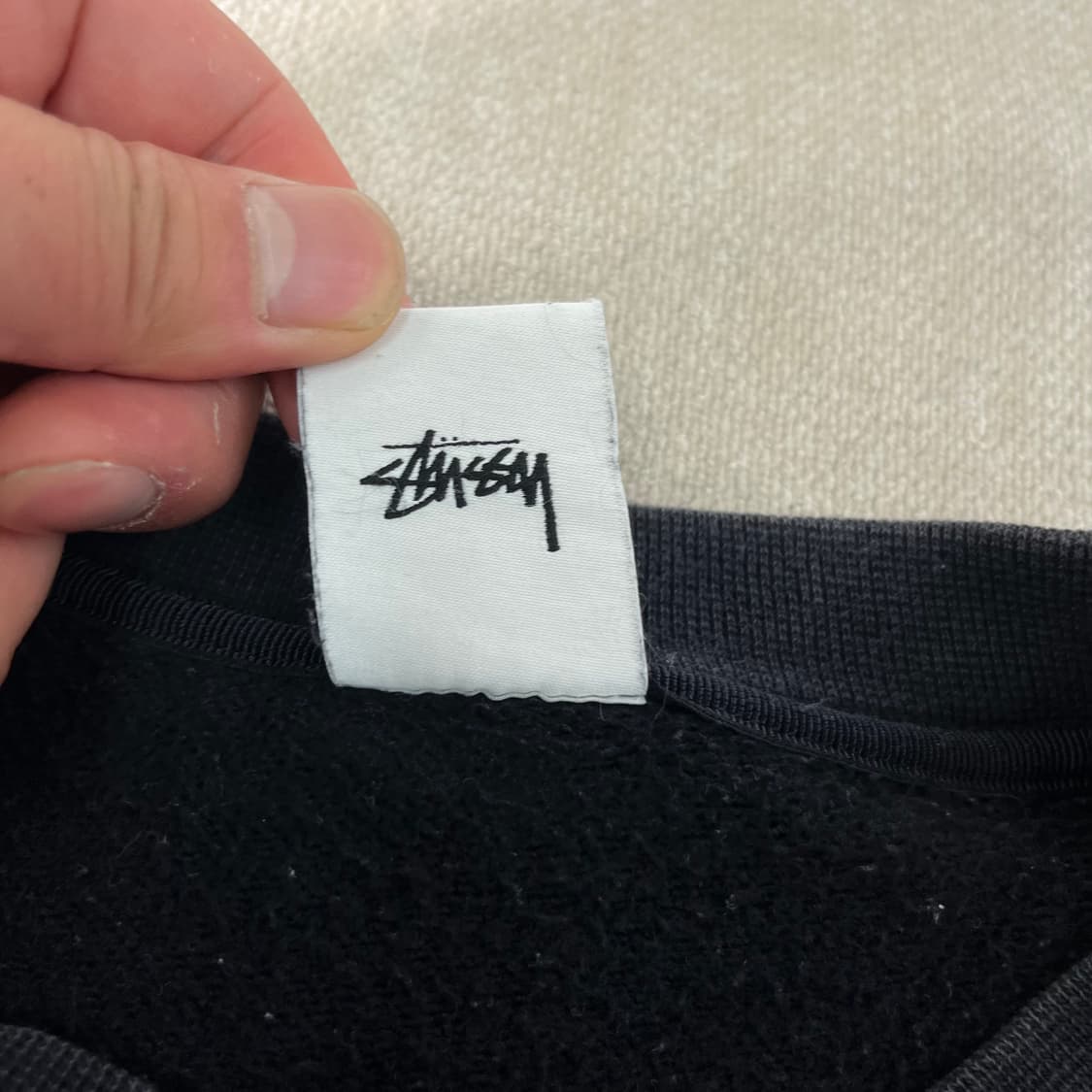 105 나이키 X 스투시 블랙 맨투맨 상품이미지4