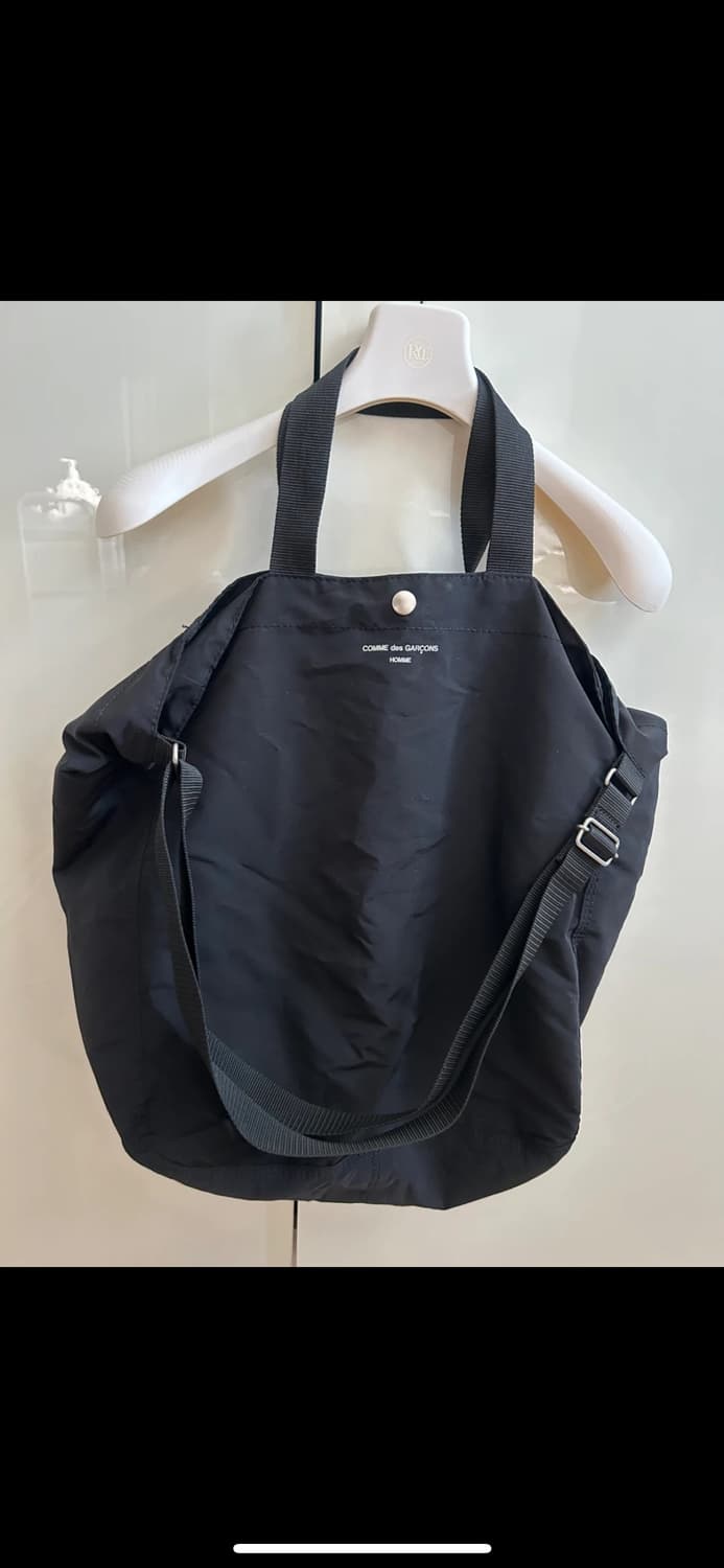 꼼데가르송 옴므 블랙 토트백 (나일론) 상품이미지1