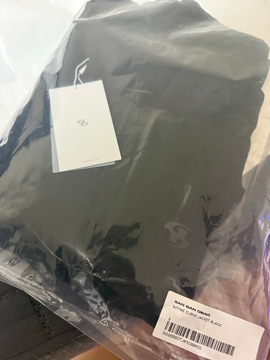 26ss 산산기어 어파인 커브 자켓 2사이즈 새상품 상품이미지4