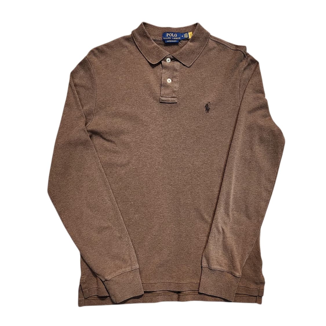폴로 랄프로렌 브라운 긴팔 카라티 (M) 상품이미지1
